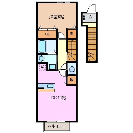 七和駅 徒歩7分 2階の物件間取画像